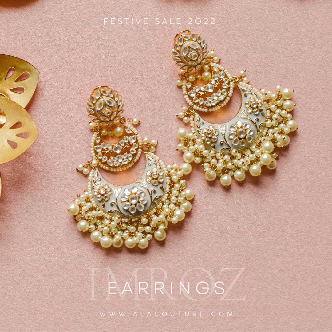 Imroz Earrings - Available in 3 Colors