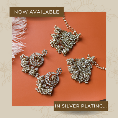 Liwa Earrings - Oxidized Silver