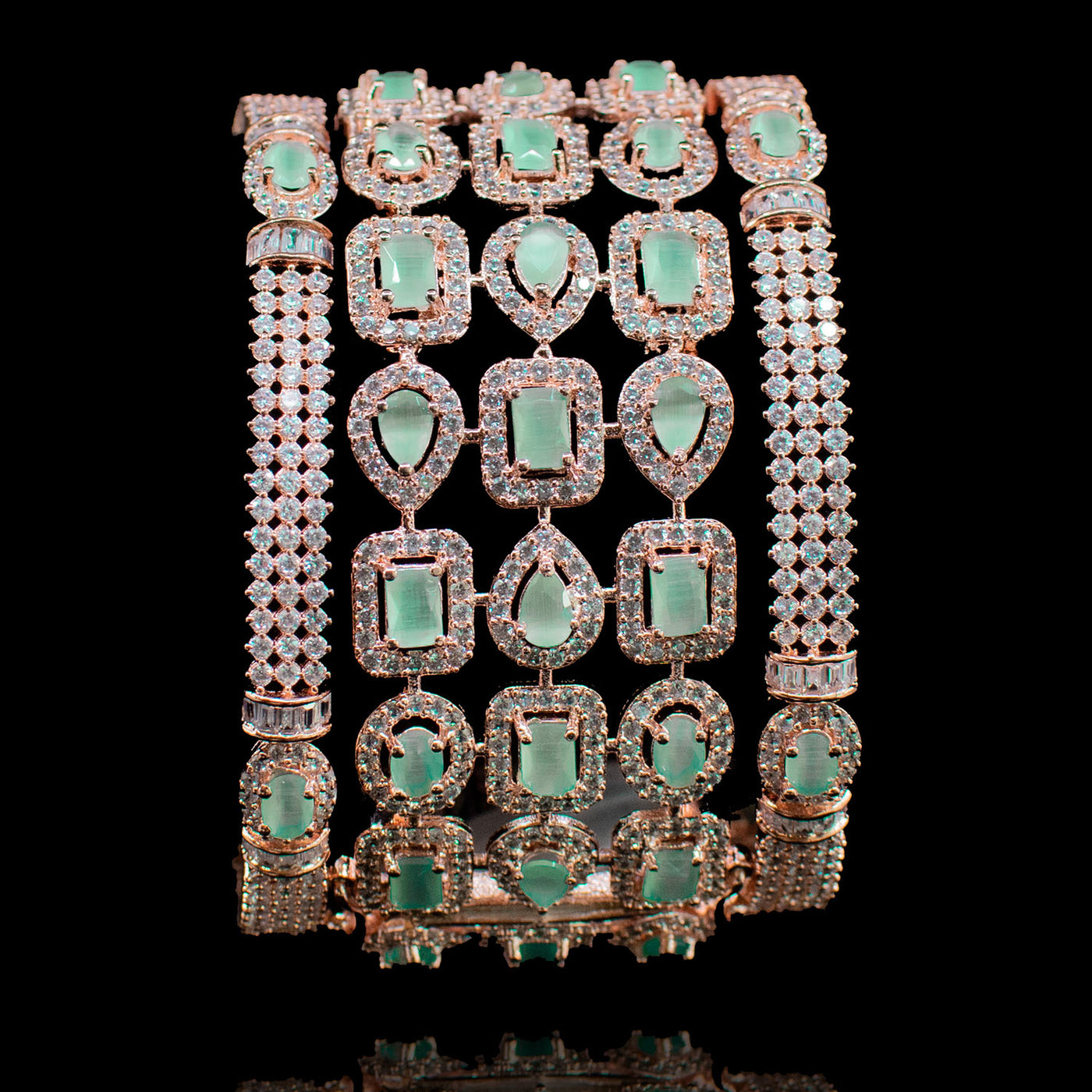 Eliah Bangles - Mint Green