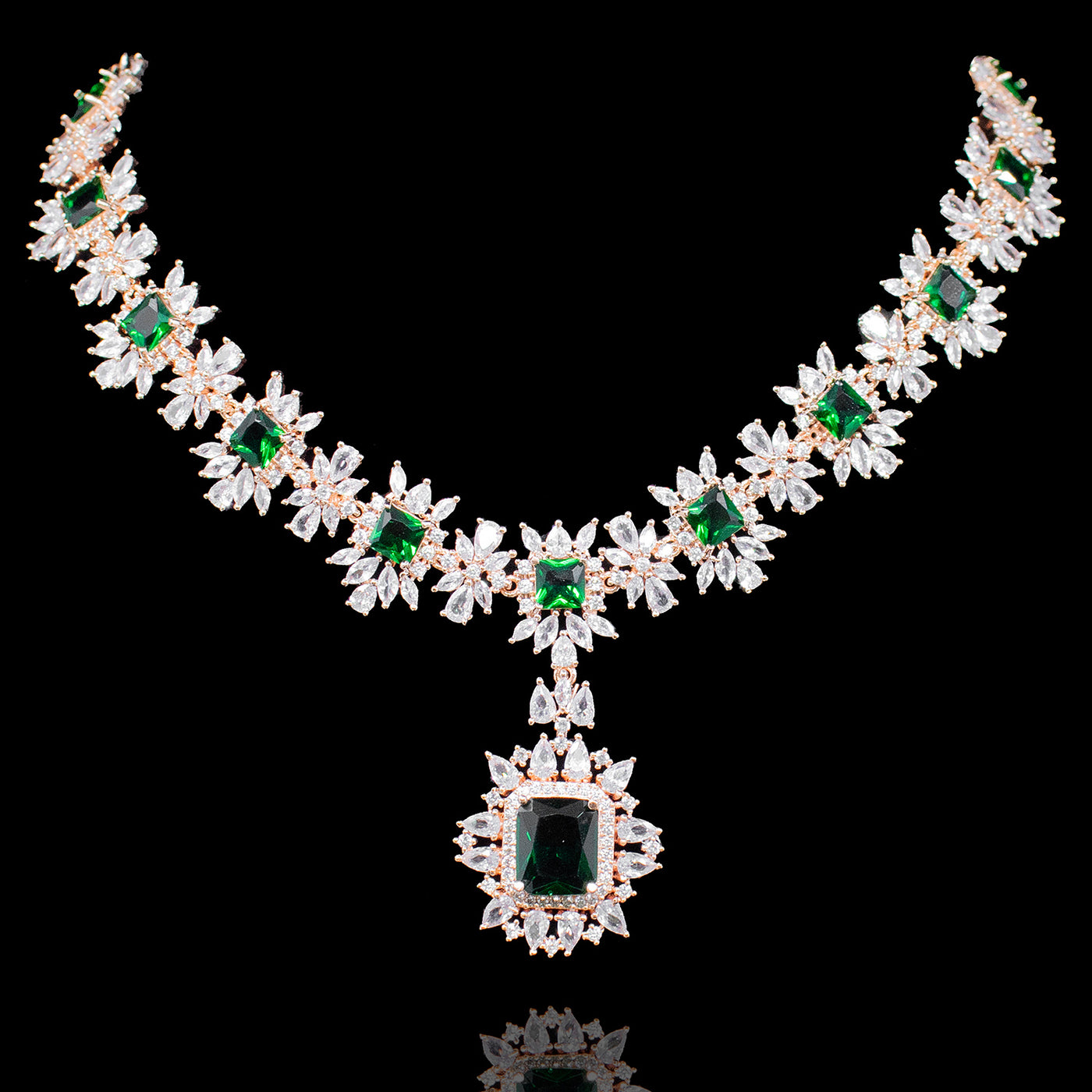 Veena Set - Emerald