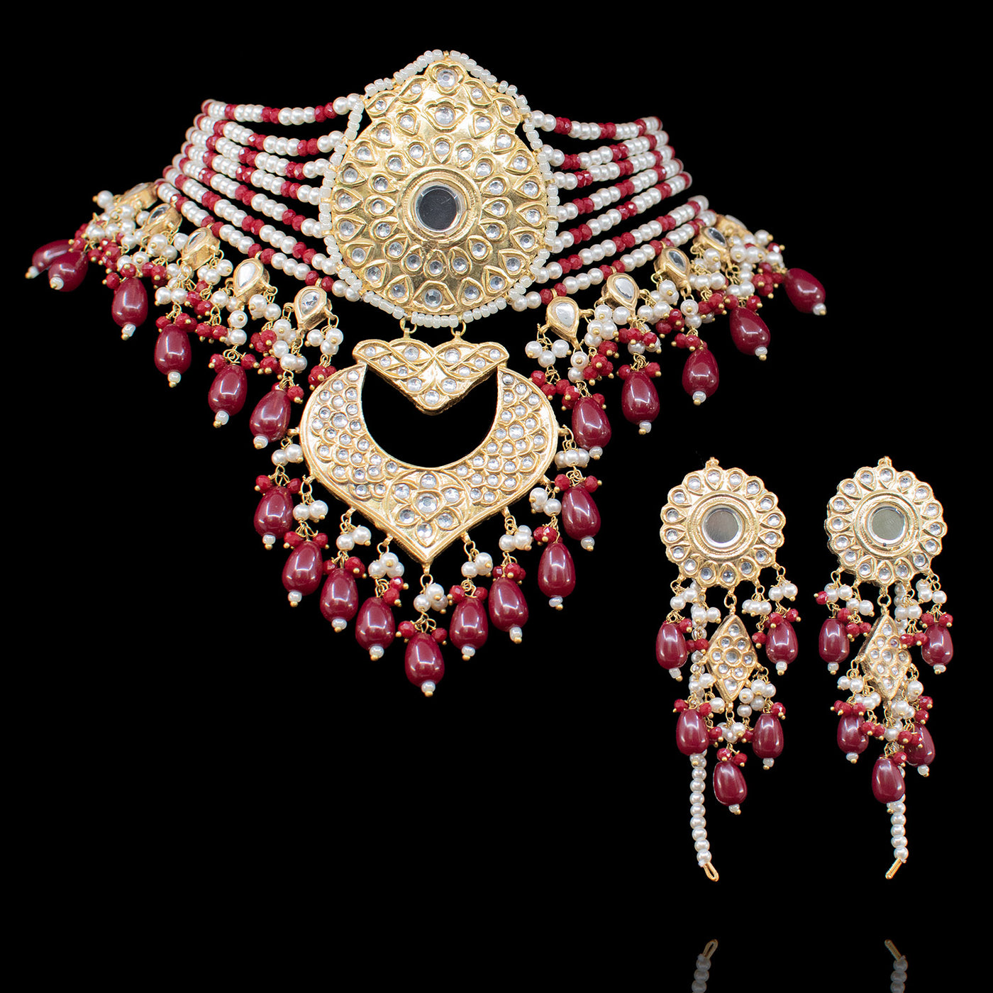Hadiya Set - Ruby