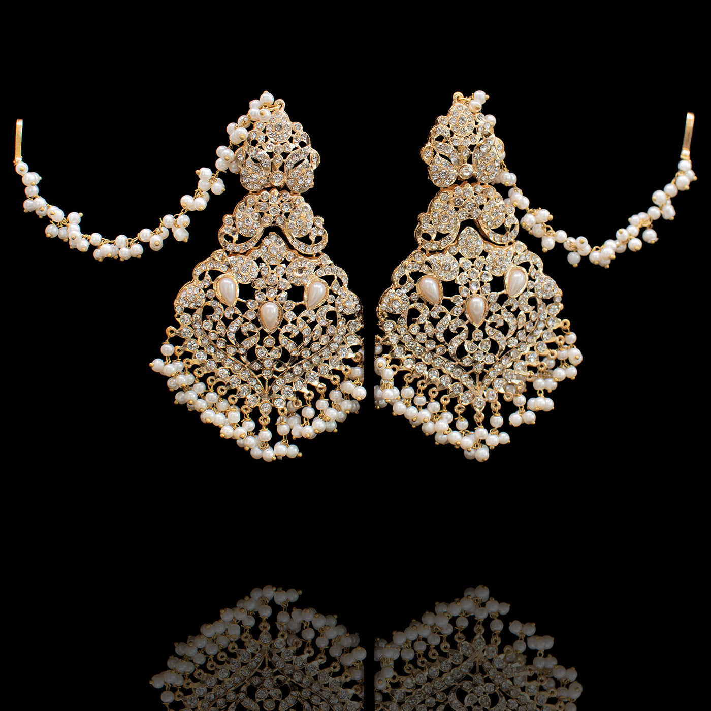 Alzena Earrings & Teekah Set