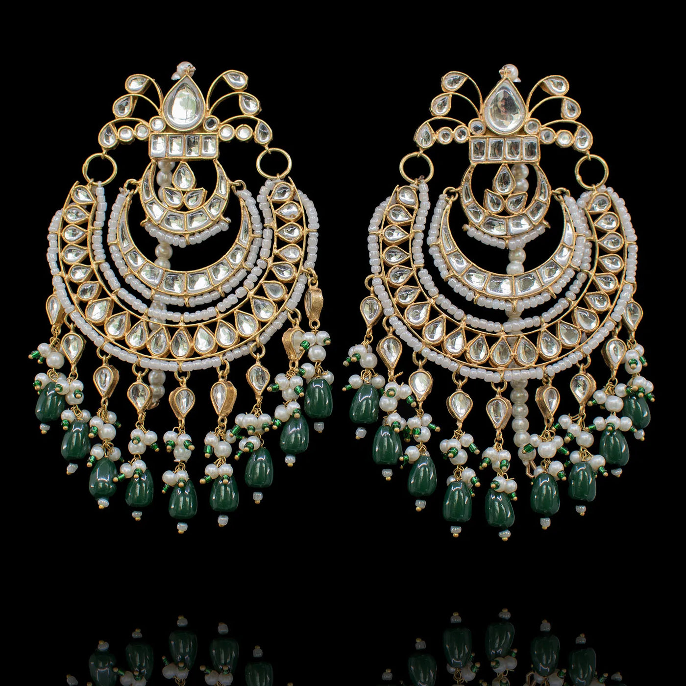 Custom Order-Awaba Set (earrings, teekah & jhoomar)