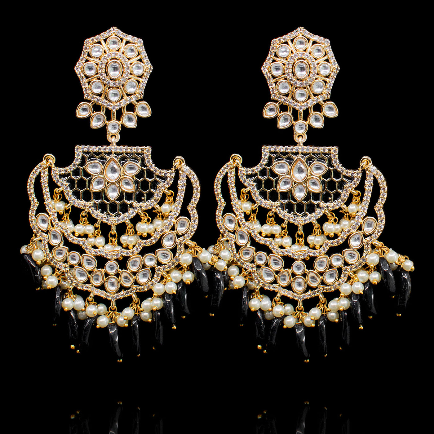 Tanu Earrings - Ferozi