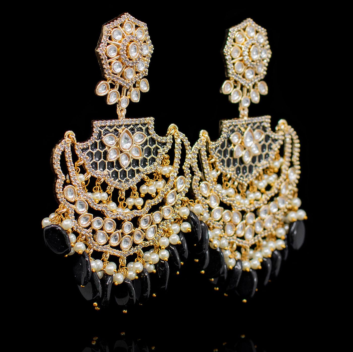 Tanu Earrings - Ferozi