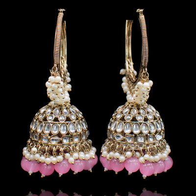 Kashaf Earrings - Pink