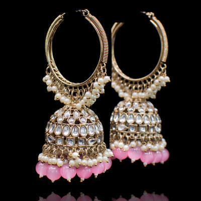 Kashaf Earrings - Pink