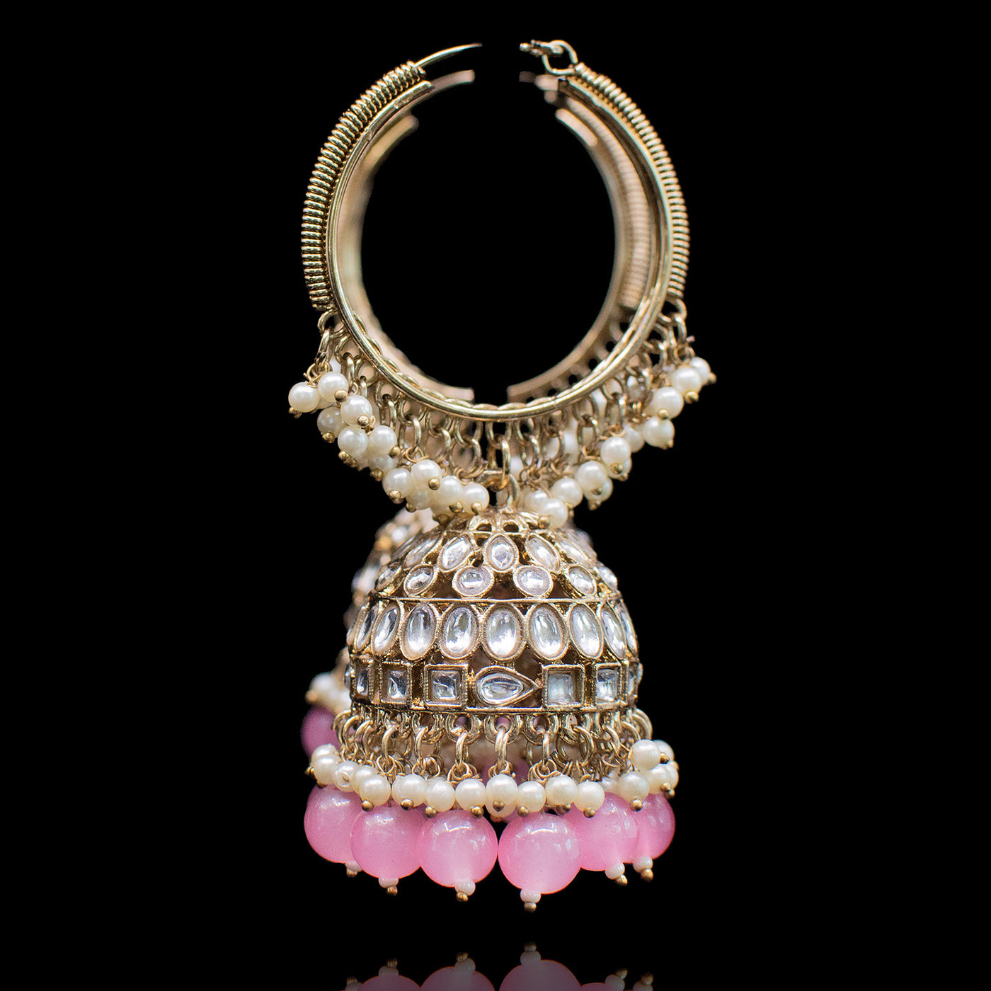 Kashaf Earrings - Pink