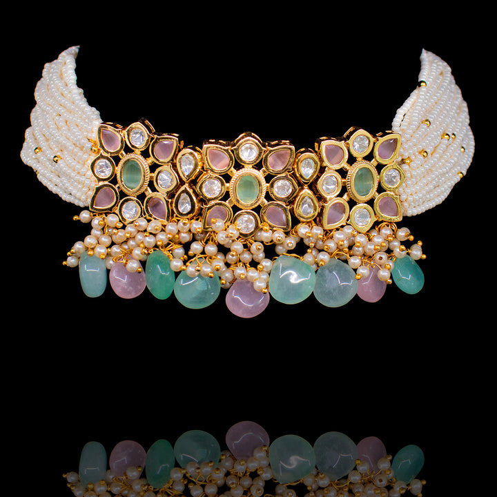 Arshiya Set - Mint & Pink