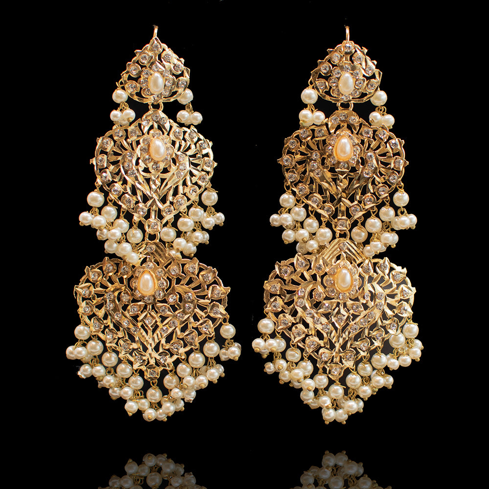 Asna Earrings - Pearl