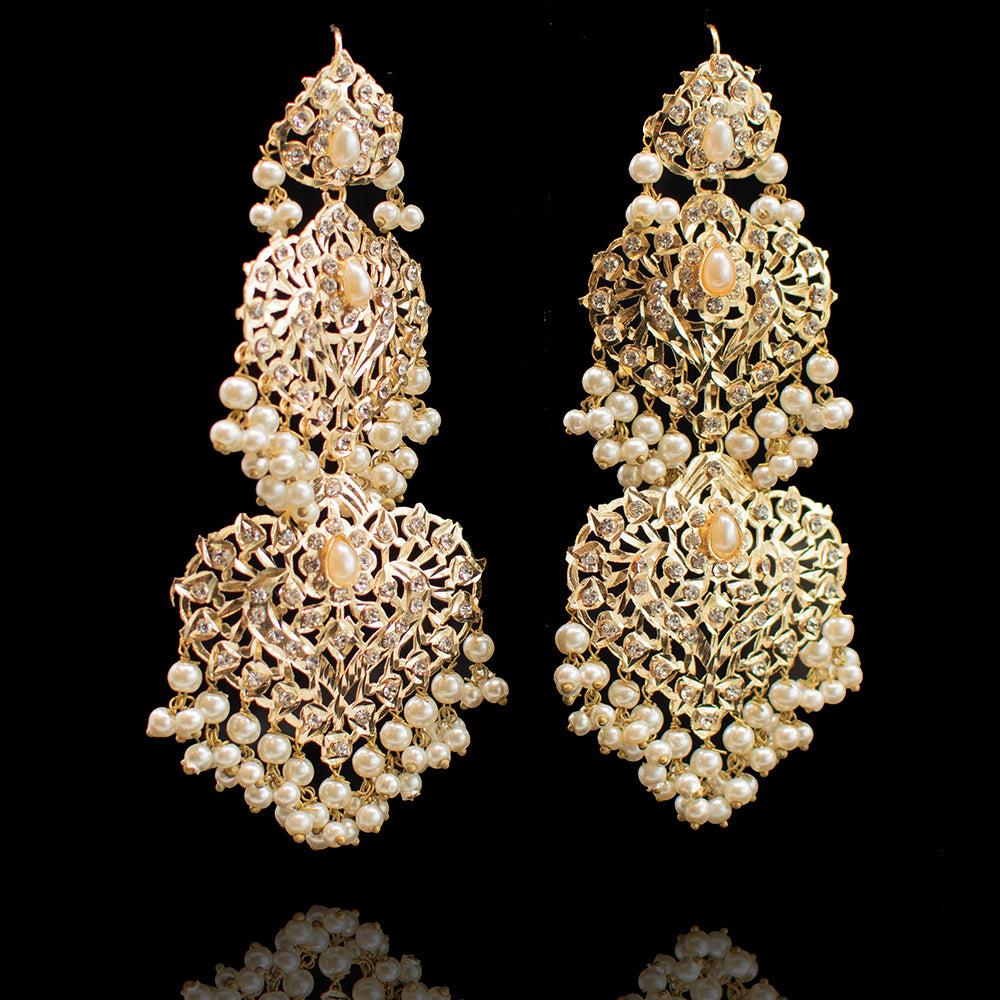 Asna Earrings - Pearl