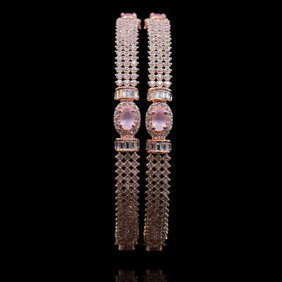 Abree Bangles - Pink