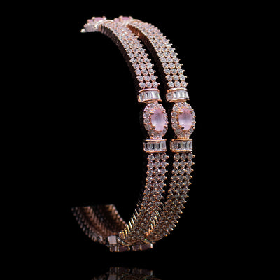 Abree Bangles - Pink
