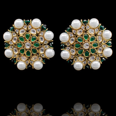 Hina Earrings - Emerald