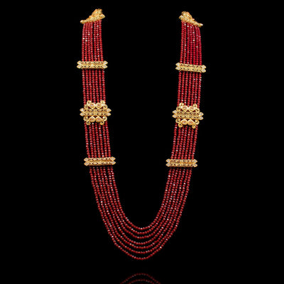 Custom Order - Lina Set (Ruby) with Fahaan Mala