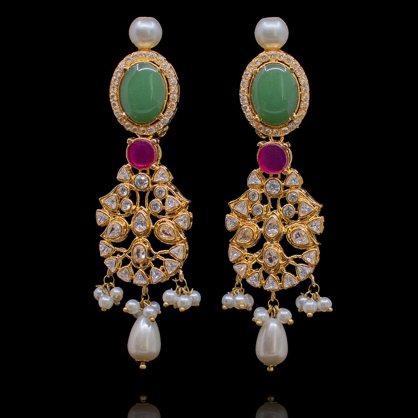 Taaliyah earrings - Ocean Green