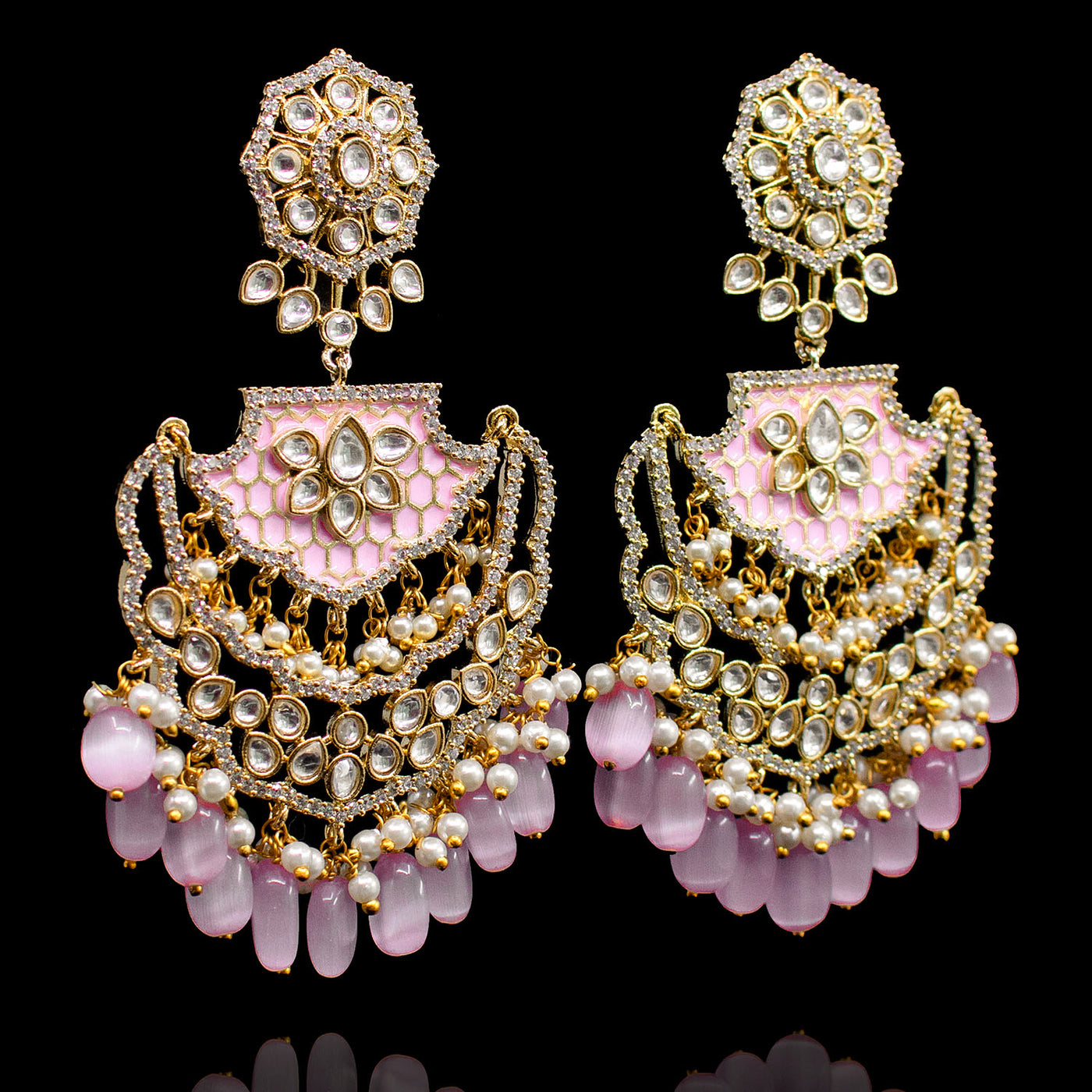 Tanu Earrings - Ferozi