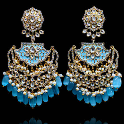 Tanu Earrings - Ferozi